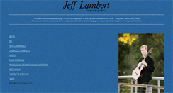 Desktop Screenshot of jeffguitar.com